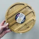 Доска для подачи блюд бамбуковая 4 секции 24 см круглая Eurogold 7112901417 - изображение 2