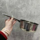 Ковш из нержавеющей стали без крышки 18 см. 1 л Kamille KM-4354 - изображение 3