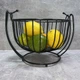 Корзина для фруктов на подножке Завиток-1 25*25 см 1019 - изображение 2