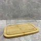 Масленка для сливочного масла бамбуковая с акриловой крышкой 19*12,5*6 см EuroGold 7893/7016102490 - изображение 1