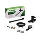 Змішувач для ванни Plamix CEZAR-006 EURO SET Matte black, зі шлангом, лійкою та кронштейном (PM0690) ( 29599 ) - зображення 6