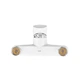 Смеситель для ванны Plamix CEZAR-009 EURO SET White, со шлангом, лейкой и кронштейном (PM0692) - изображение 3