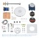 Душова система прихованого монтажу з термостатом Grohe Grohtherm SmartControl (34705000) ( 10093 ) - изображение 4