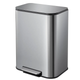 Відро для сміття з плавним закриттям прямокутне MIXXUS CUBIC-TC0105 SS COLOR 5л (колір нержавійка) (MI7088) - зображення 1