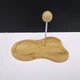 Набор для специй Interos 3 предмета на деревянной подставке PJ02561 - изображение 4