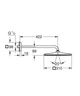 Верхній душ з настінним кронштейном Grohe Rainshower Mono (26563000) ( 18242 ) - зображення 2