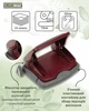 Дырокол металлический до 25 листов Buromax Morandi Style Бордовый (BM.4042-13) - изображение 5