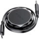 Кабель USB 2.0 Type-C M-M, 0.8м 60W dual retraction Black, C13-03 Acefast - зображення 2