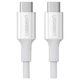 Дата кабель USB-C to USB-C 1.0m US300 20V/5A 100W White Ugreen (60551) - зображення 1
