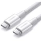 Дата кабель USB-C to USB-C 1.0m US300 20V/5A 100W White Ugreen (60551) - зображення 2