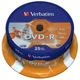 Диск DVD Verbatim 4.7Gb 16X CakeBox 25шт Printable (43538) - изображение 2