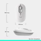Мышка Logitech POP Mouse With Emoji Bluetooth Off-White (910-007411) - изображение 10