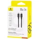 Кабель Baseus Silky Series Fast Charging Cable Type-C to Type-C 100W 2m Black - зображення 2