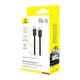 Кабель Baseus Dynamic 4 Fast Charging Data Cable Type-C to Type-C 100W 1m Black - изображение 2