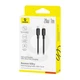 Кабель Type C - Lightning Baseus Silky Series 20W 1m black - изображение 3