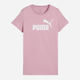 Футболка бавовняна жіноча Puma Essentials Foundation 68237165 XL Poised Pink з принтом (4069157670098) - зображення 4