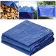 Plandeka Springos gruba płachta ochronna 3 x 5 m 60g/m2 niebieska (GA2120) (5907719430072) - obraz 10