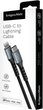 Kabel Kruger&Matz USB-C - Lightning 1 m Black/Grey (5901890076142) - obraz 3