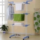 Сушарка органайзер для одягу Spray Painting Clothes Hanger до 40 кг CR-364 - изображение 7