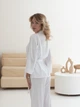 Женский комплект тройка кимоно штаны и майка Venice 2XL-3XL белый - изображение 13