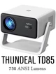 Проектор Thundeal TD85W Full HD 1080P з автофокусом домашній кінотеатр 750 ANSI Lumens домашній кінотеатр Android - зображення 1