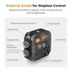 Двухцветный светодиодный видеофонарь накамерный свет K&F Concept L01-40 Black 6Вт с 15 световыми эффектами, 2500K-9900K CRI 96+, 2000 мАч (KF34.035) - изображение 3