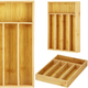 Organizer na sztućce Springos bambusowy 35x25 cm (5907719443188) - obraz 8