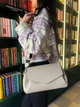 Сумка багет каркасная широкий ремень кожаная средняя темно-бежевая ARTiS Bags 1757 140 - изображение 3