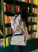 Сумка багет каркасная широкий ремень кожаная средняя темно-бежевая ARTiS Bags 1757 140 - изображение 5