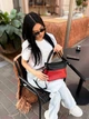 Небольшая без подкладки черно-красная сумка 16799322-703 ARTiS Bags - изображение 6
