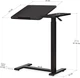 Приставной мобильный столик с регулировкой высоты Hommex Mobidesk Duo USB Black (TH-010-2 Black) - изображение 3