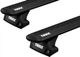 Багажник на интегрированные рейлинги Thule Wingbar Evo Black для Genesis GV80 (mkI) 2020→ (TH 7114B-7106-6077) - изображение 1