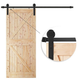 System do drzwi przesuwnych Springos 183 cm prowadnica, do 100 kg, stal HA5009 (5907719429526) - obraz 13