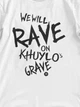 Футболка чоловіча оверсайз Dubhumans We will Rave on Khuylo’s Grave Білий 3XL-4XL (KG-TMO-W-3XL4XL) - зображення 2