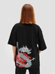Футболка женская оверсайз Dubhumans Тень дракона Черный XL-2XL (SD-TWO-B-XL2XL) - изображение 1