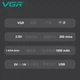 Акумуляторна машинка для стрижки VGR V-600 Black з 6 насадками, регулятором висоти зрізу та LED-дисплеєм (45689-V-600 BLACK_587) - изображение 4