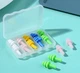 Беруші силіконові бервуха в пластиковому кейсі 5 пар Silicone Earplugs Multicolor - зображення 2