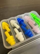 Беруші силіконові бервуха в пластиковому кейсі 5 пар Silicone Earplugs Multicolor - зображення 5