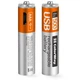 Аккумулятор microUSB ColorWay (CW-UBAAA-01) AAA/HR03 Li-Pol 400 mAh BL 2шт - изображение 1