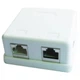 Розетка Cablexpert (NCAC-HS-SMB2) 2хRJ-45, Cat5Е, зовнішня, біла - зображення 1