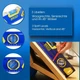 Рівень S&R 800 мм, 3 капсули, магнітний (423034080) - зображення 3
