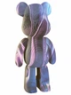 Конструктор картонный 3D-пазл Bearbrick синий (ZX-152) - изображение 1