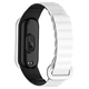Ремешок Dual-color Magnetic для Xiaomi Mi Band 7/6/5/4/3 White / Black - изображение 2