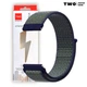Нейлоновый Ремешок для Xiaomi Amazfit Bip / 20 мм Dark Green / Dark Blue - изображение 2
