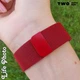 Ремешок для Xiaomi Amazfit GTS Миланская петля Red - изображение 5