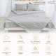 Одеяло антиаллергенное MirSon Летнее с Тенсель (Modal) №2315 Light Gray 220x240 (2200003028539) - изображение 2