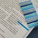 Стикеры закладки, наклейки, 5 цветов, 300 штук, пластиковые стикеры для книг. з-109 - изображение 2