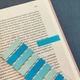 Наклейки закладки, стикеры закладки, наклейки, 3 цвета, 200 штук, пластиковые стикеры для книг. з-187 - изображение 1