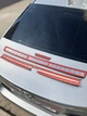 Комплект захисних накладок на задній бампер та поріг багажника Toyota Camry 70 2018 - 2021 р., 3 шт., Хром - зображення 4