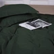 Простынь MirSon полуторная 150x220 см 30-0017 Green Satin Stripe (2200005254264) - изображение 4